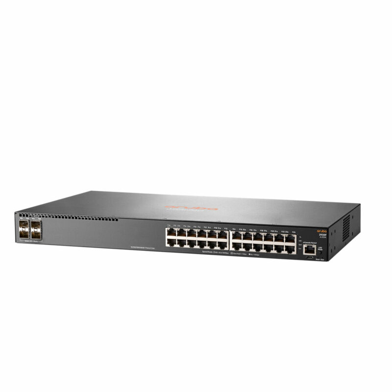 Switch Aruba 2930F 24G 4SFP (soporte de capa 2 y 3 )