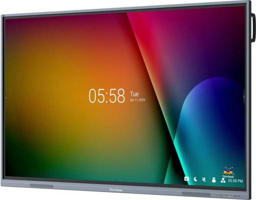 ViewSonic Pantalla Interactiva ViewBoard de 86“ (DLED, 4K, 8GB RAM, HDMI, Ethernet, Android 11)