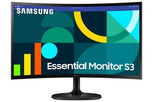 Monitor Samsung Essential S3 de 24“ Curvo