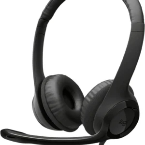 Audífonos Logitech H390 USB-C Conectividad Alámbrica con Micrófono Negro