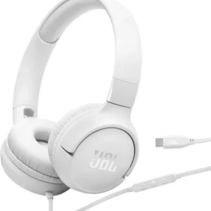 Auriculares JBL Tune 520 con diadema – sonido claro y uso prolongado sin cables (Blanco)
