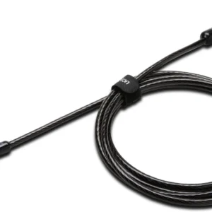 Candado de Seguridad Kensington para Portatiles Ultrafinos 2 en 1 Negro c/Clave