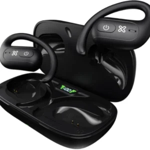 Audífonos Inalámbricos Klip Extreme OpenBuds, True Wireless, ENC, Bluetooth 5.3, Negro