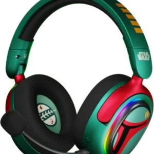 Audífonos Gamer inalámbricos Primus Arcus 380BT PBH-S380BF, con Micrófono, RGB, Boba Fett