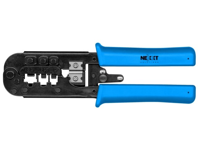 NEXXT Tenaza Modular con Prensa Terminal Pro-3 (8P8C/RJ45, 6P6C/RJ12, 6P4C/RJ11, 6P2C, 4P4C, 4P2C)