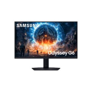 Monitor Samsung Odyssey G6 de 27” (IPS, QHD, 350Hz, 1ms, DP+HDMI, FreeSync, VESA)