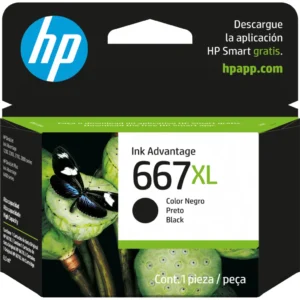 Cartucho de Tinta HP 667XL Negro