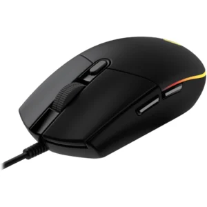 Mouse Gamer Alámbrico Logitech G203 RGB 6 Botones 8000dpi USB Negro