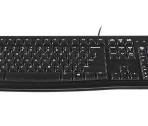 Teclado Alámbrico Logitech K120, Silencioso Antiderrame USB Español Color Negro