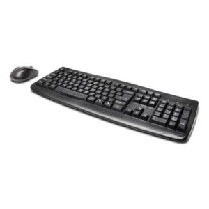 Kit Teclado y Mouse Inalámbrico Kensington Pro Fit (Dongle USB, Negro)