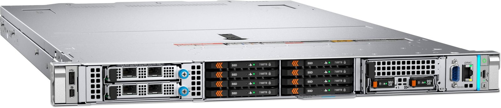 Servidor Dell PowerEdge R470 (Xeon 6511P, 128GB RAM, 480GB SSD, Rack 1U)