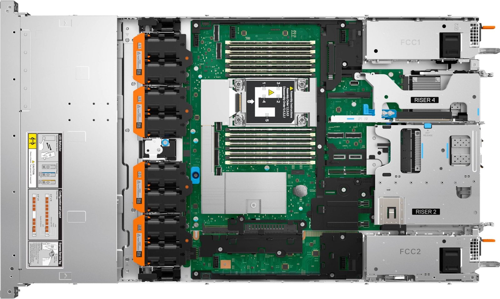 Servidor Dell PowerEdge R470 (Xeon 6511P, 128GB RAM, 480GB SSD, Rack 1U) - Imagen 2